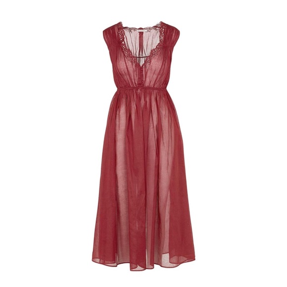 Mes Demoiselles Clothilde Dress in Berry - Picture 2 of 8
